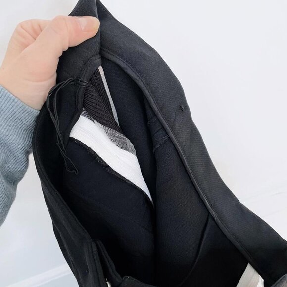 fendi mesh side stripe wool-silk wide leg trouser - Picture 12 of 12